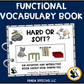 Functional Vocabulary Book: Hard of Soft?  Print & Make Book