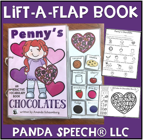 Penny's Chocolate Lift a Flap Book (Print & Make Book) – Panda Speech ...