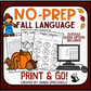 Fall No Prep Language Pack (Huge pack!)
