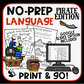 Pirate No Prep Language Pack (Huge pack!)