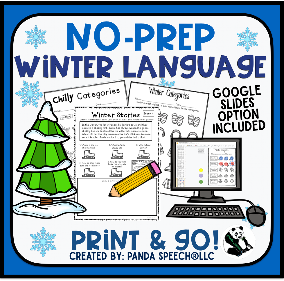 Winter No Prep Language Pack (Huge pack!)