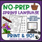 Spring No Prep Language Pack (Huge pack!)