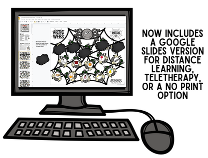 Artic Webs! Later Articulation Sounds ~ Play Dough Companion + Digital Options