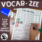 Vocab Zee ~ Articulation Dice Game Companion