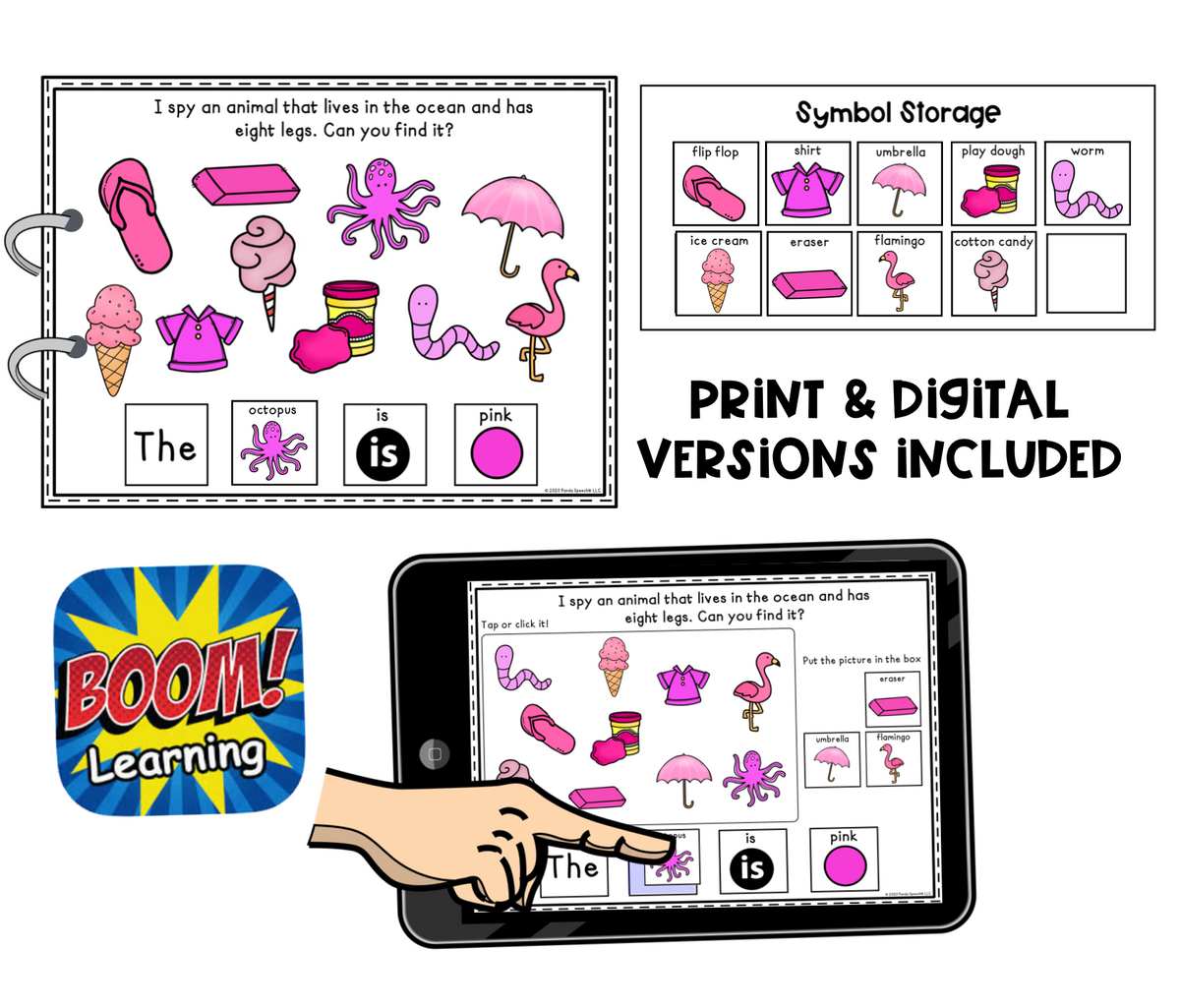 I Spy Pink Things! Color Series Print & Make Books (includes a digital ...