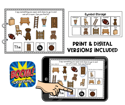 I Spy BROWN Things! Color Series Print & Make Books (includes a digital BOOM Card book)