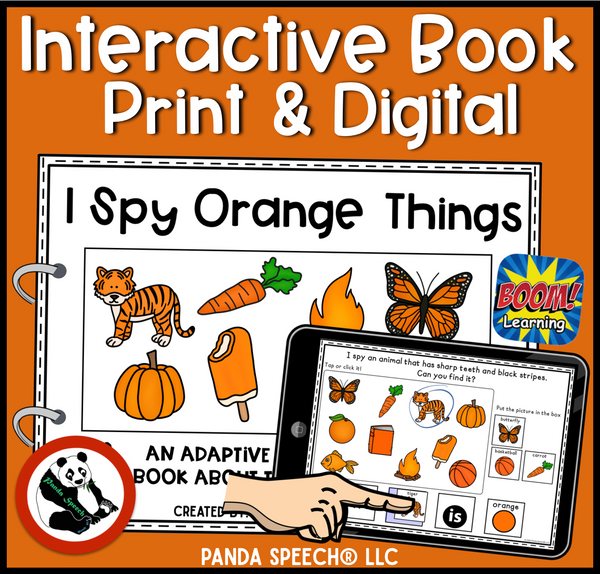 I Spy PURPLE Things! Color Series Print & Make Books (includes a digital  BOOM Card book)