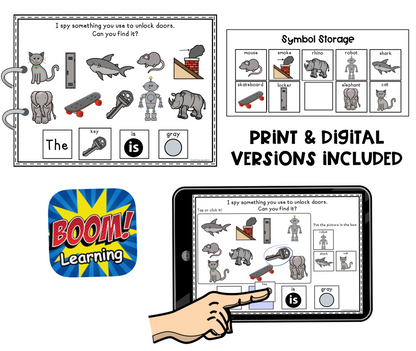 I Spy GRAY Things! Color Series Print & Make Books (includes a digital BOOM Card book)