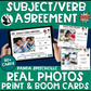 Real Photo Language Cards: Subject-Verb Agreement