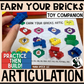 Earn Your Bricks Toy Companion  for Articulation (use with building bricks)