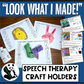 Look What I Made! Craft Holders ~ Print & Go for Speech Therapy