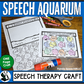 Speech Aquarium ~ One Page Speech and Language Craft