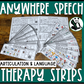Anywhere Speech and Language Strips ~ On the Go Speech Therapy
