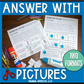 Answer with Pictures ~ Print & Go for WH Questions