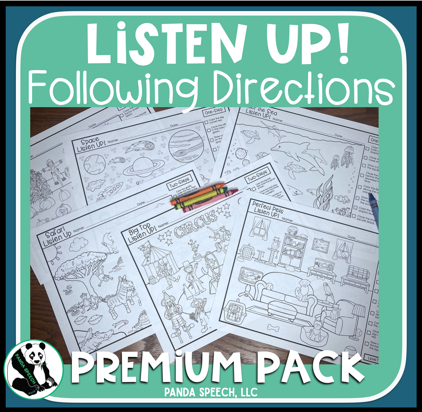 Premium Listen Up Following Directions Worksheets LIMITED TIME OFFER