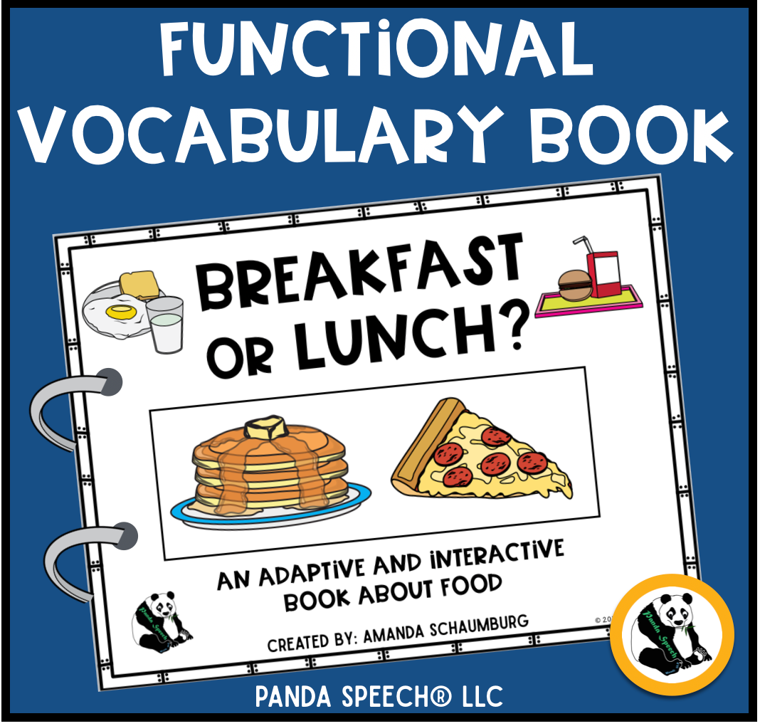 Functional Vocabulary Book: Breakfast or Lunch? Print & Make Book