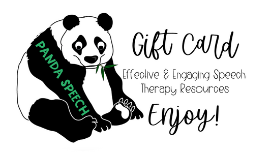 Panda Speech Gift Card