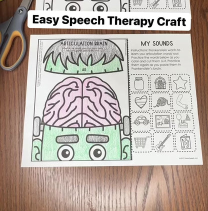 Speech Brains! ~ One Page Speech and Language Craft
